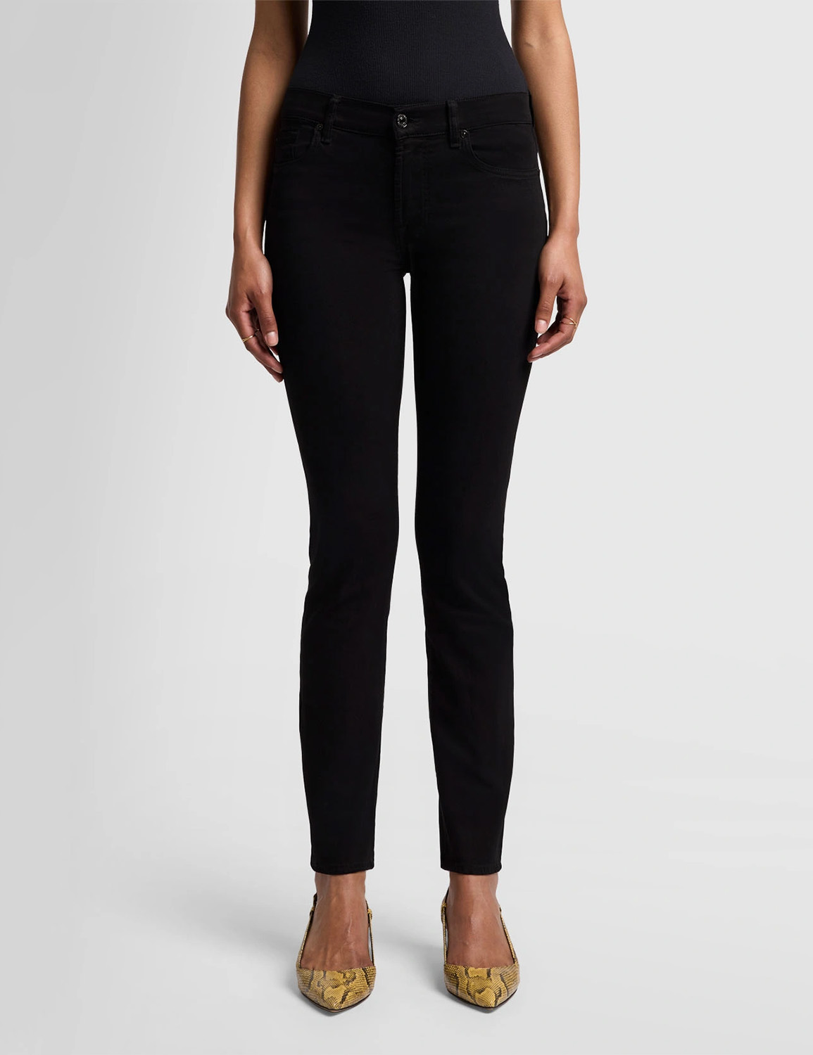 Jeans Skinny 7 For All Mankind Rose Délavé - Taille 27 - Neuf Avec étiquettes - Coupe Seconde Peau