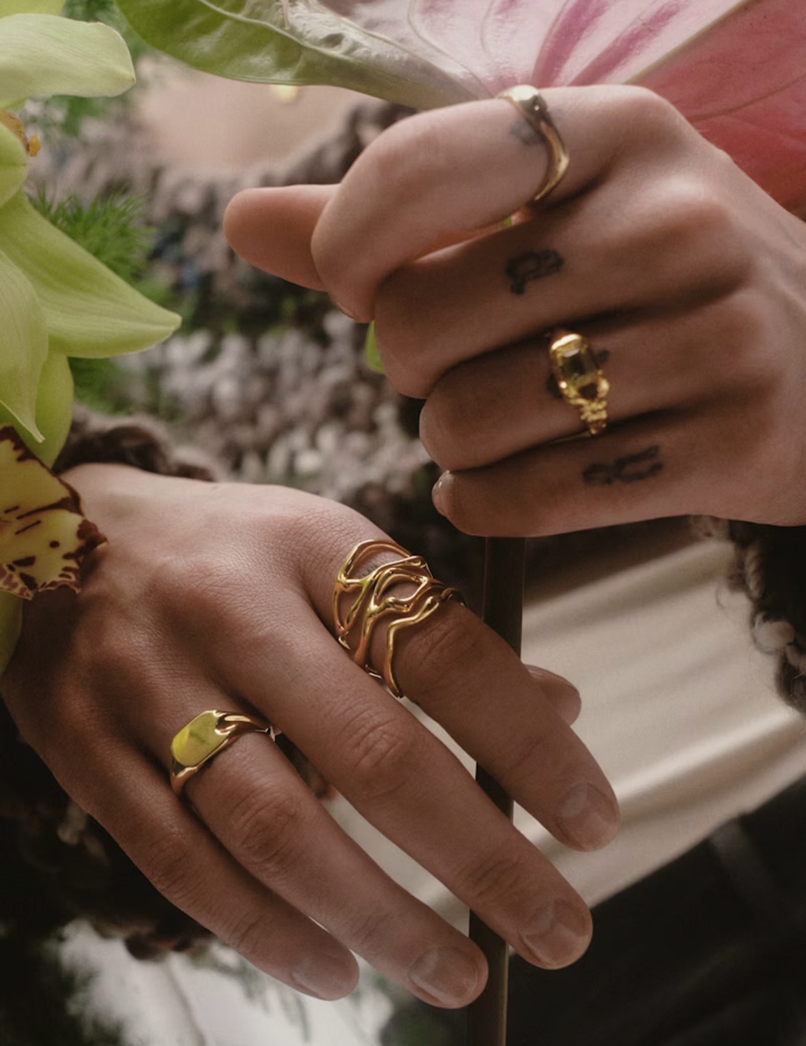 MARIA BLACK - Vayu Ring Gold | Høyer